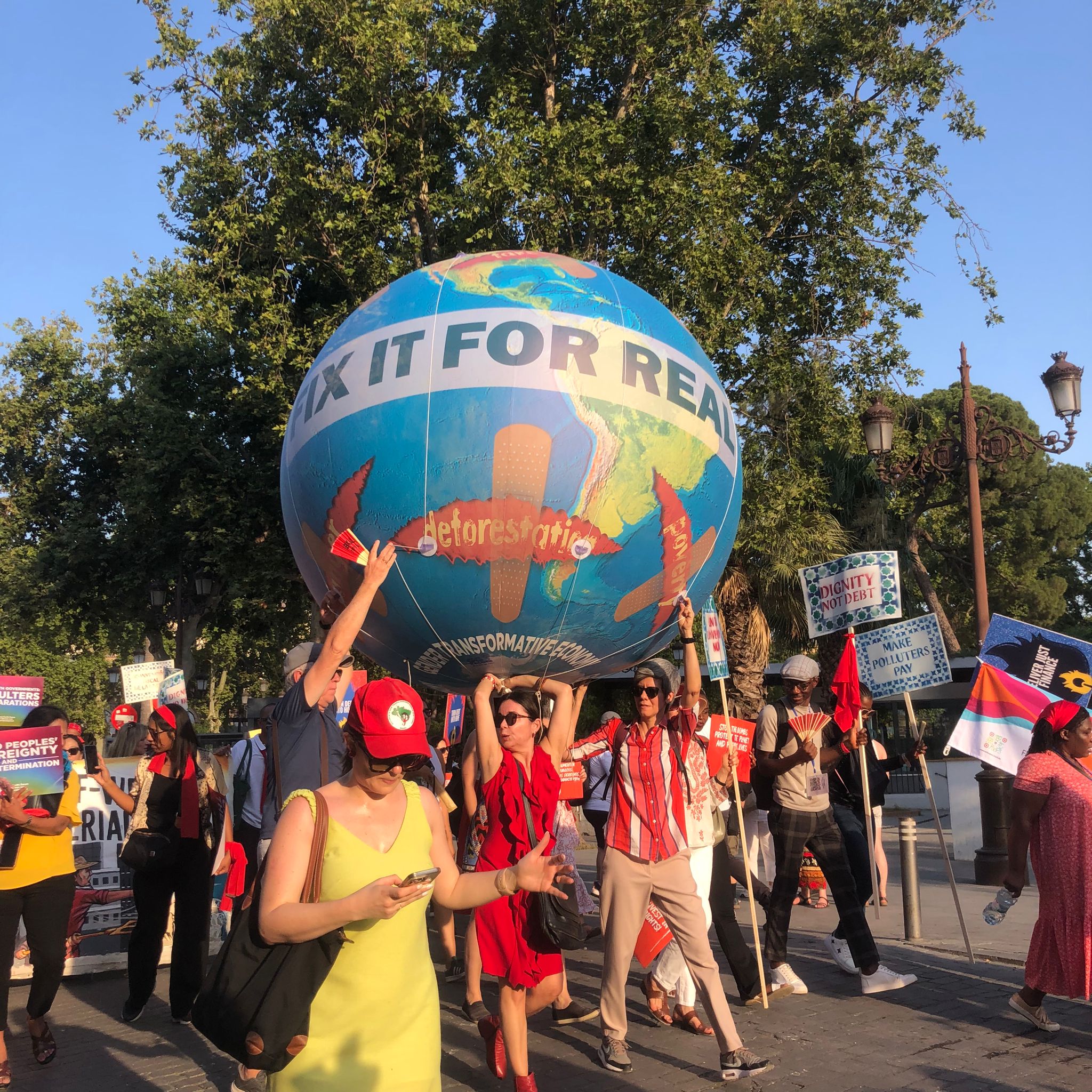 IPPF at the protest 