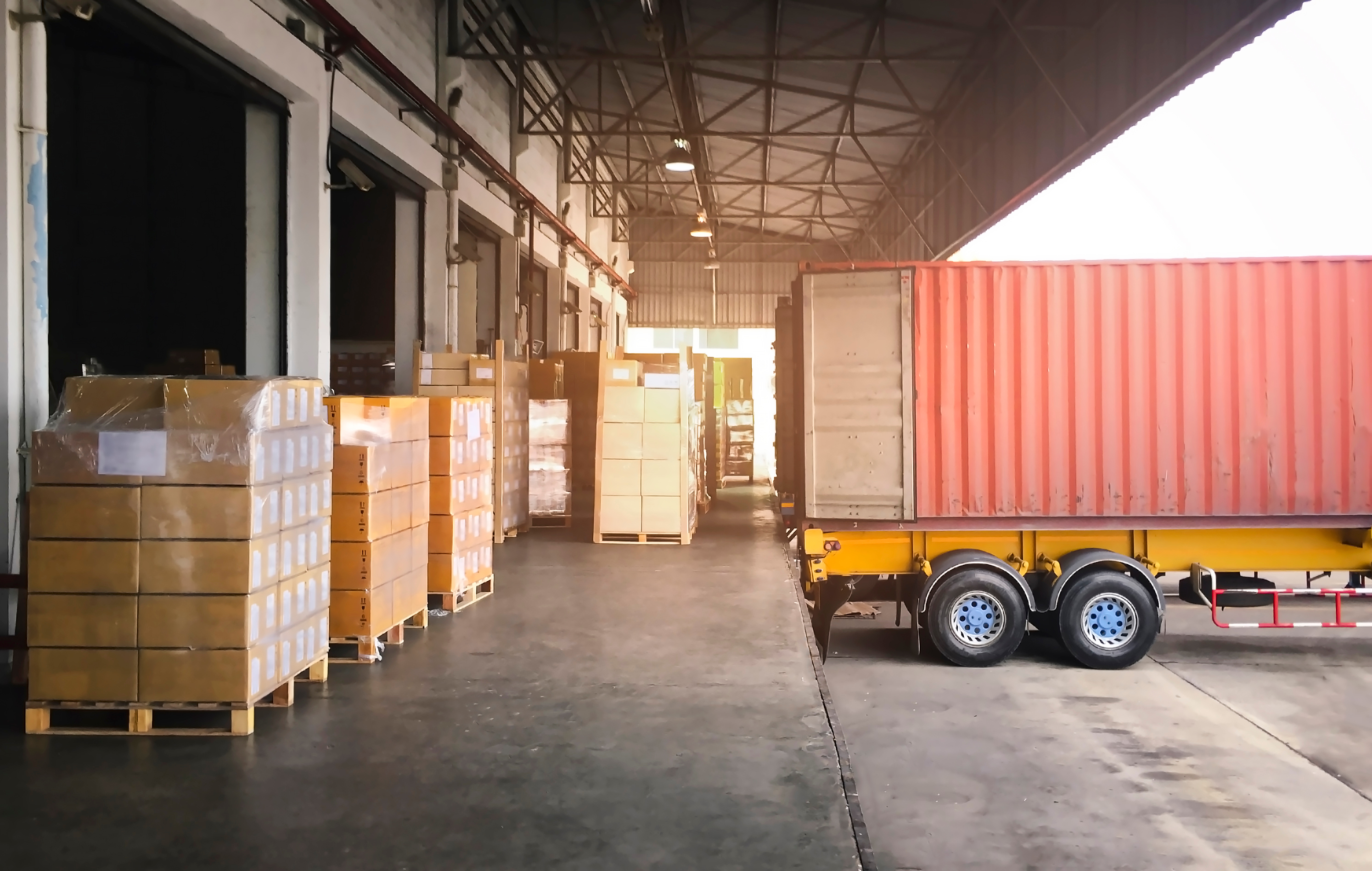 Truck loading supplies