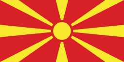 North Macedonia flag