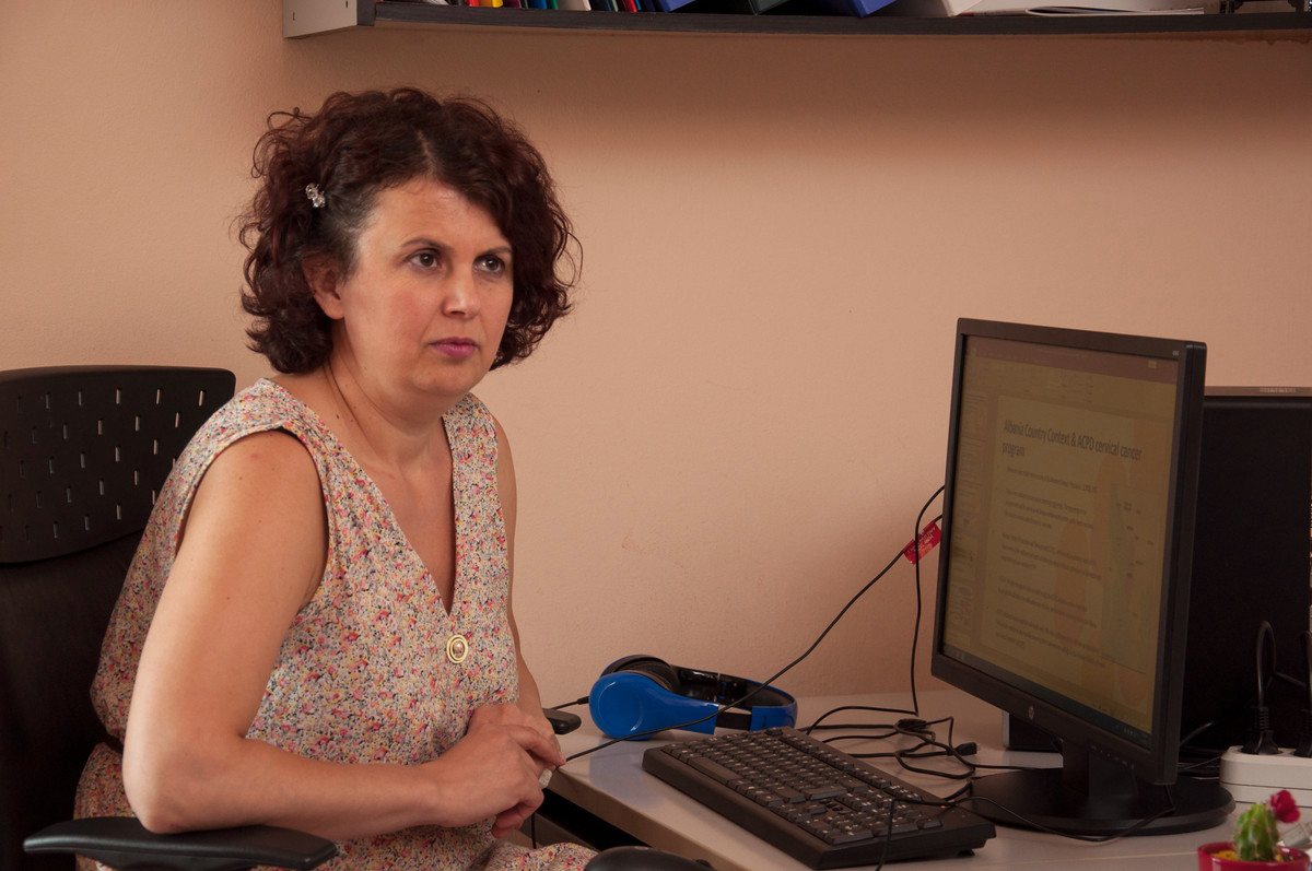 Brunilda Hylviu, ACDP director, Albania
