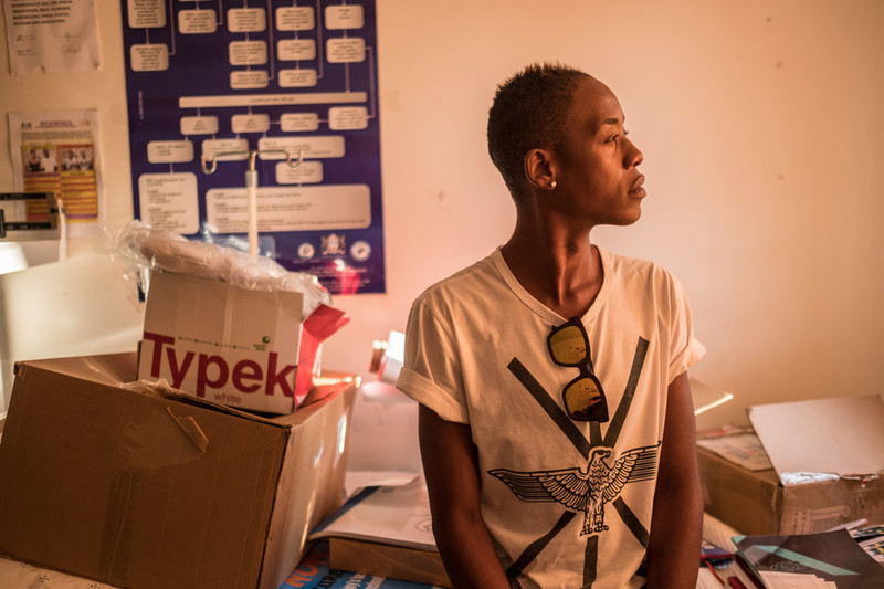 Naima, peer outreach worker.