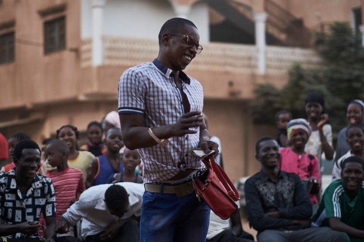 Abdoulaye Camara, head of the AMPPF dance troupe