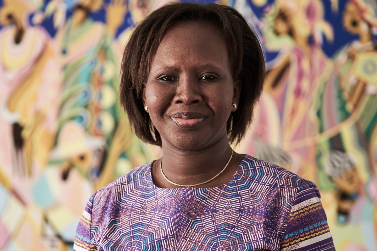 Executive Director of ASBEF Myriam Makes Mingou at ASBEF headquarters in Dakar, Senegal.