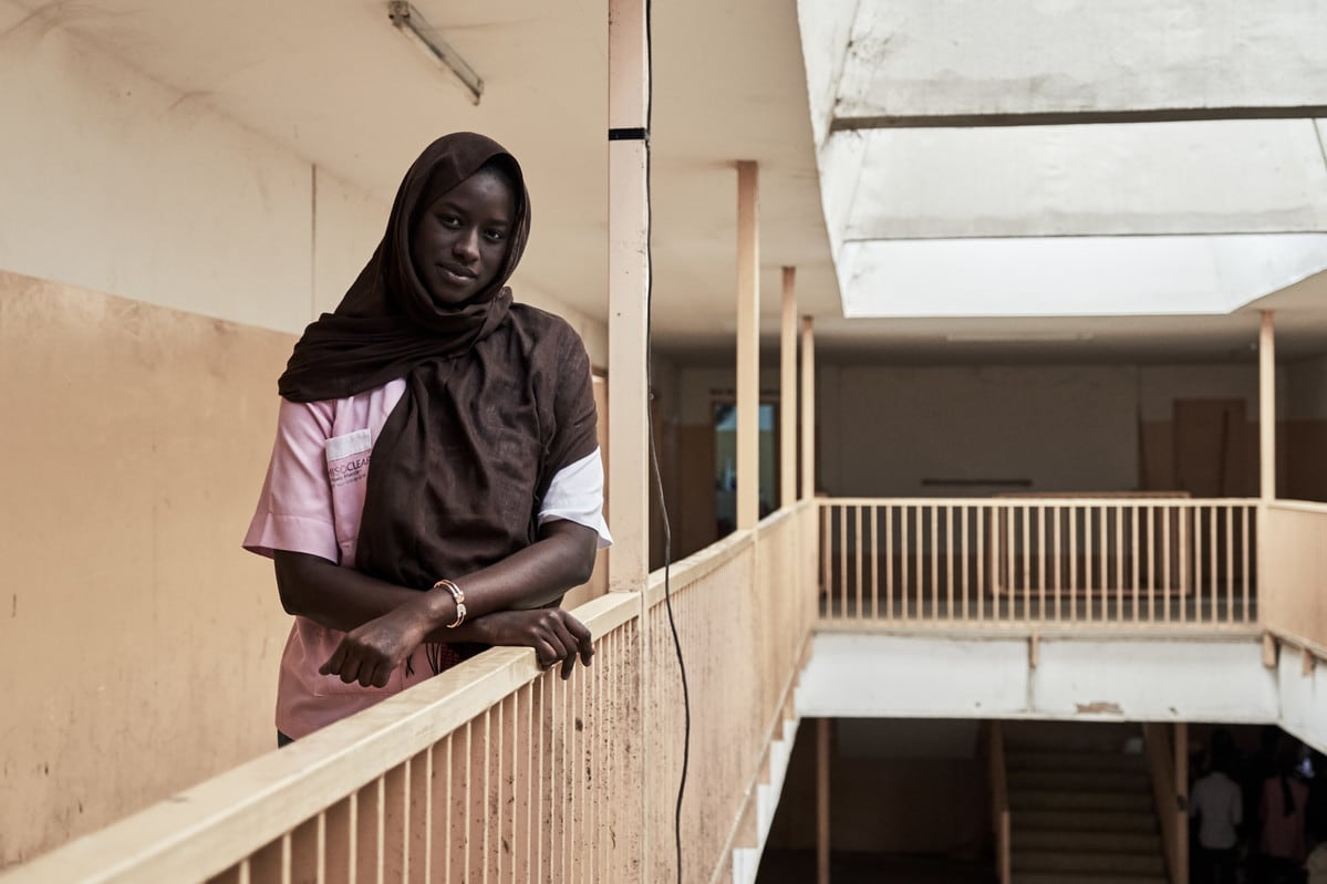 Betty Gueye, midwife at ABSEF