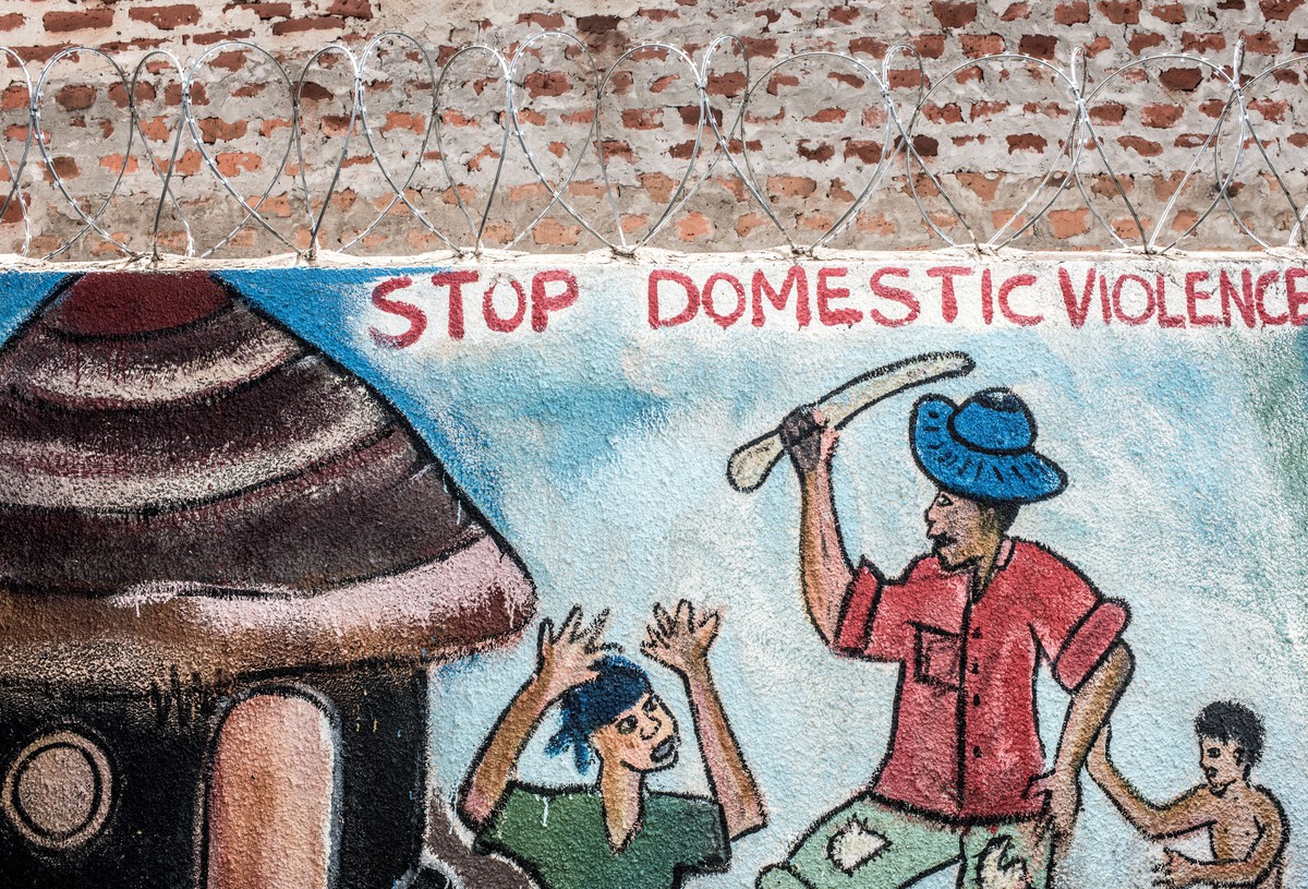 Poster to stop domestic violence