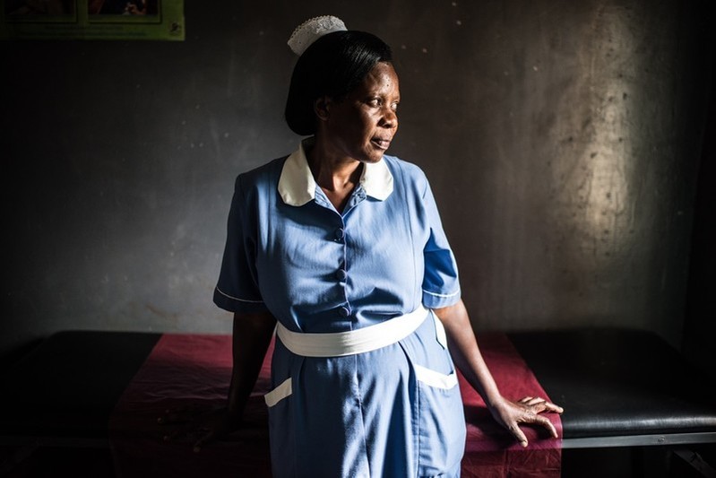 Midwife providing post-abortion care, IPPF, Uganda