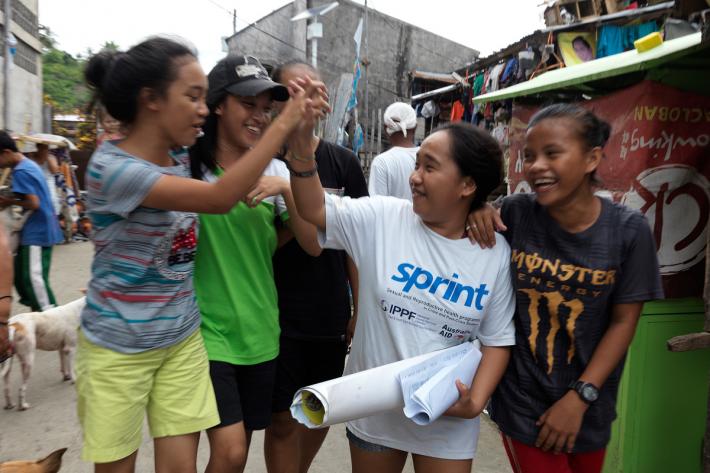 In humanitarian crises, we engage our youth volunteers to help us continue serving other young people.