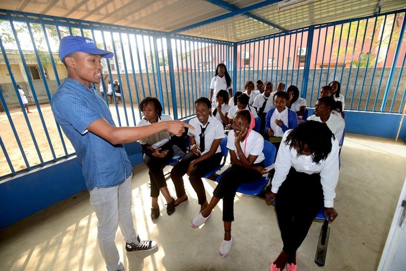 At the Armando Emilio Guebuza secondary school in Maputo Amodefa has set up a sexual and reproductive health clinic to provide access to services including contraception. Known locally as the 'Tua Cena' project, the clinic aims to increase access to quality services and information on safe abortion, STIs and HIV, relationships.