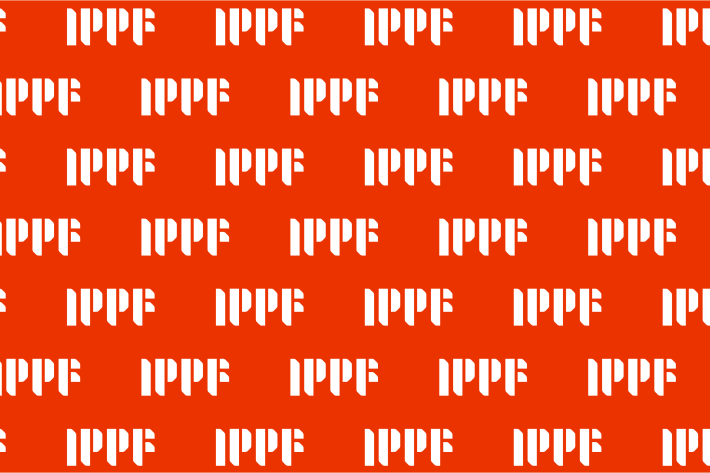 IPPF logo on step and repeat 