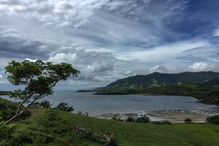 The Pacific seen from Raki Raki in Fiji.