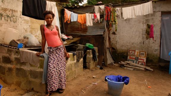 Young woman in Rwanda