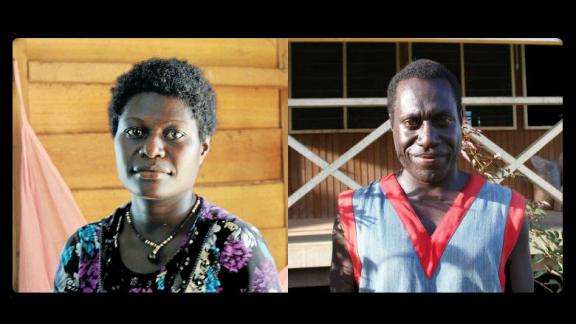 Leoba Davana and her husband James Channel, jailed for abortion