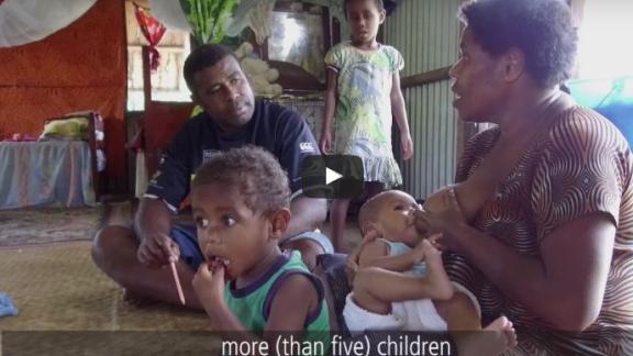 Thumbnail from video: Mothers in Fiji can now access contraception.