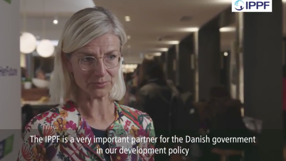 Ulla Tornae during an interview with IPPF