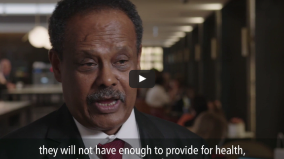Tewodros Melesse at 2017 London Family Planning Summit