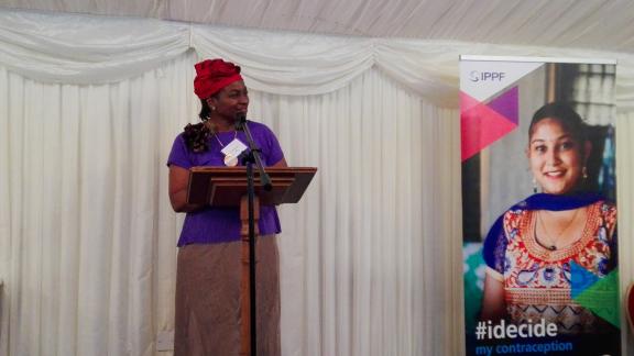 Dr Natalia Kanem during the launch of IPPF annual report. credits: IPPF/2017