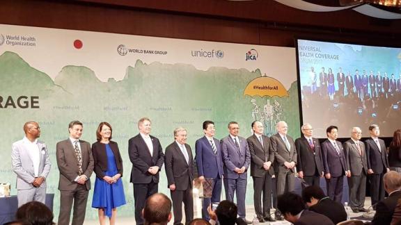 日本で開催されたUHCフォーラムに出席するIPPF