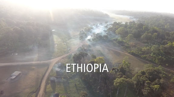 Landscape shot of Ethiopia