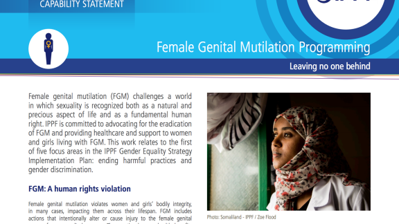 Capability Statement: Female Genital Mutilation Programming