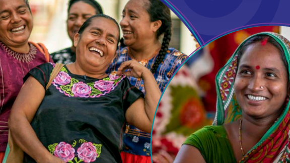 Women laughing