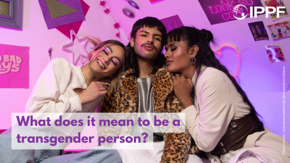 What does it mean to be a transgender person?