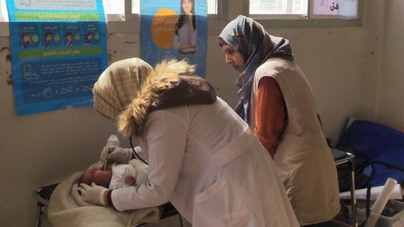 An image from a clinic in Syria