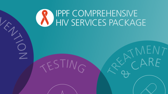 IPPF Comprehensive HIV Services Package  front cover