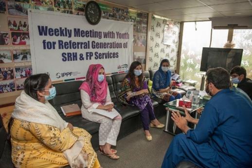 A weekly youth session in action
