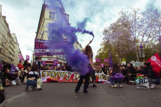 Demonstration against Gender-based violence in Paris