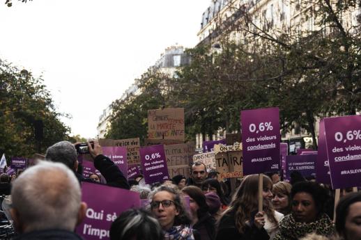 Demonstration against Gender-based violence in Paris